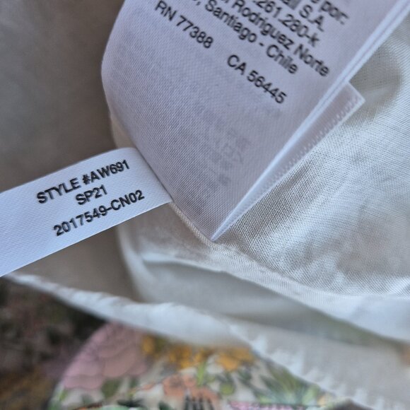 J.Crew x Liberty Faux-Wrap Midi Dress 100% Cotton Liberty Mini Floral Walk - Picture 11 of 14